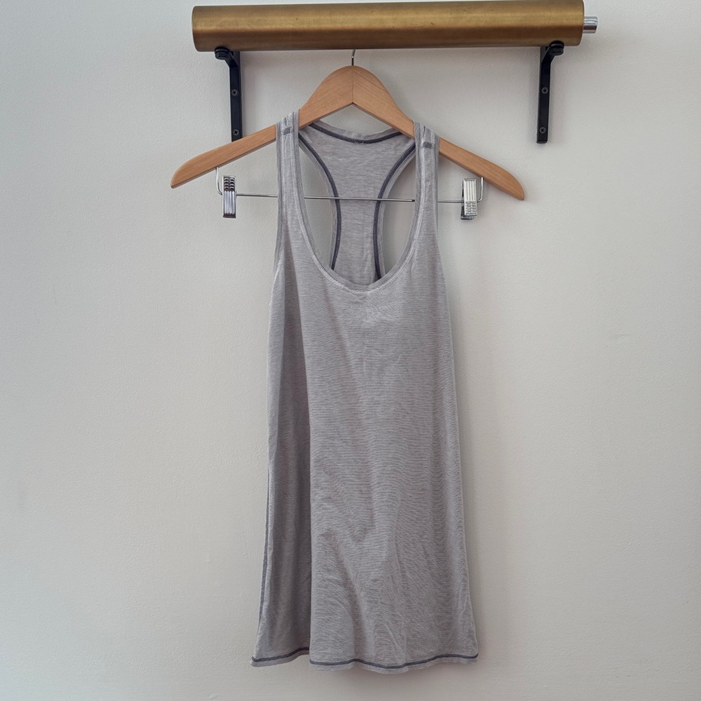 Lululemon Athletica Light Gray Racerback Tank
